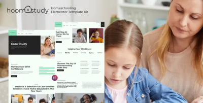 Hoomstudy homeschooling elementor template kit codermarket.png