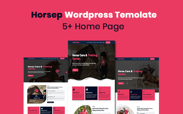 Horsep equestrian and horse riding racing wordpress theme.png
