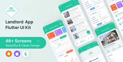 House rental management flutter app ui kit android ios codermarket.png