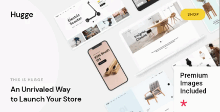 Hugge elementor woocommerce theme codermarket.png