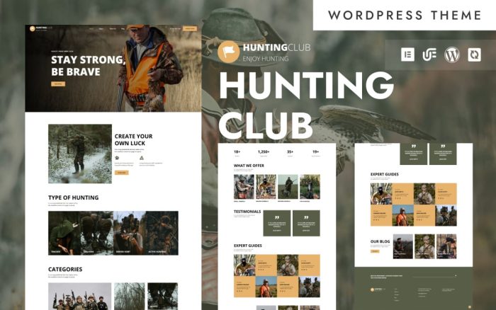 Hunting club outdoor adventures survival gear wordpress elementor theme.jpg