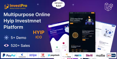 Hyip investpro advance hyip ico investment wallet banking platform .png