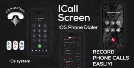 Icall os16 color phone flash iphone style call icallscreen dialer .jpg