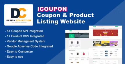 Icoupon coupon product listing website codermarket.png
