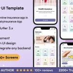 Icovernow ui template online insurance app in flutter android ios .jpeg
