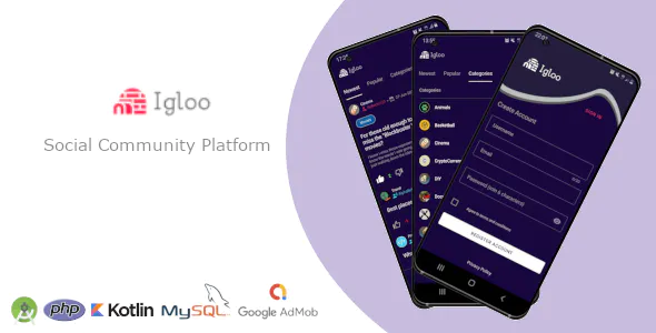 igloo-social-community-platform-codermarket.png Igloo social community platform codermarket.png
