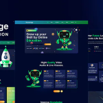 Iknowledge education online learning platform elementor template kit .png