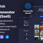 Imagedek ai image generator assistant saas codermarket.png