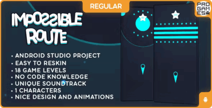 Impossible route regular android ios buildbox classic game codermarket.png