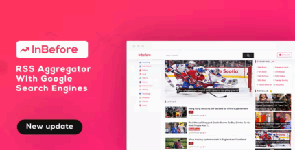Inbefore news aggregator with search engine codermarket.png