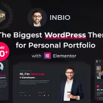 Inbio personal portfolio resume theme codermarket.png