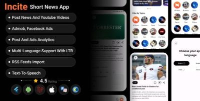 Incite short news app web blog app with laravel admin panel for android.jpeg
