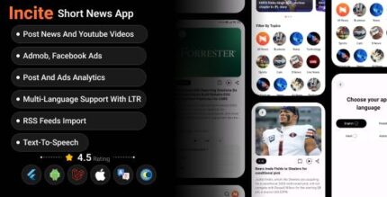 Incite short news app web blog app with laravel admin panel for android.jpeg