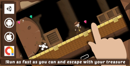 Indiana boy runner and platformer unity game with admob for android and ios .png