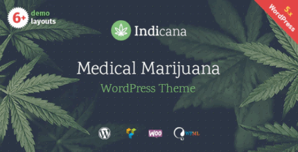 Indicana medical marijuana dispensary wordpress theme codermarket.png