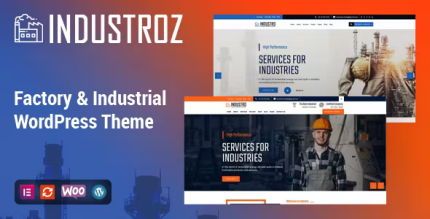 Industroz factory industrial wordpress theme codermarket.png