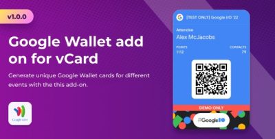 Infy vcard saas google wallet integration add on codermarket.jpg