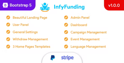 Infyfunding laravel online crowd funding fund raising as like.png