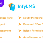Infylms library management system with e books laravel reactjs .png