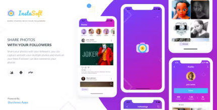 Instasoft photos application for followers codermarket.png