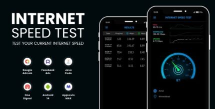Internet speed test with admob ads android codermarket.jpg