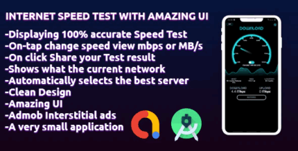 Internet speed test with amazing ui codermarket.png