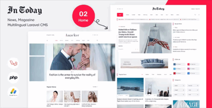 Intoday news magazine multilingual laravel cms codermarket.png