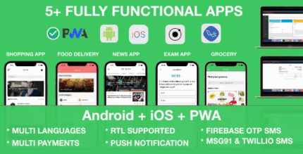 Ionic 5 full app pwa supported grocery food delivery news app tinder.png