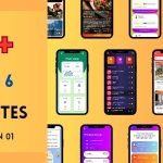 Ionic multipurpose template collection 40 app screens codermarket.jpeg
