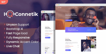 Iqconnetik modern call center wordpress theme codermarket.png