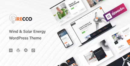 Irecco wind solar energy wordpress theme codermarket.png