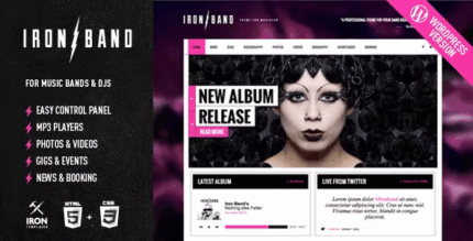 Ironband music band dj wordpress theme 216 codermarket.png