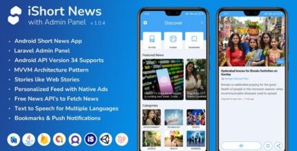 Ishort news android short news app with admin panel codermarket.jpg