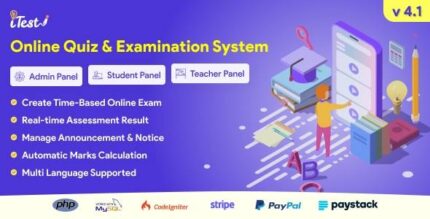 Itest quiz online examination system codermarket.jpeg