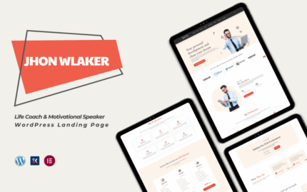 Jhon walker personal advisor life coach wp landing page.png