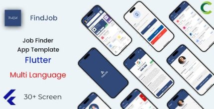 Job finder resume app template in flutter findjob multi language .jpeg