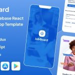 Jobboard job seeker firebase react native cli mobile app template .jpg