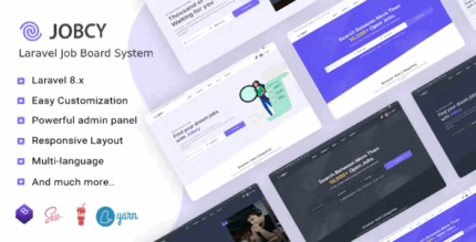 Jobcy laravel job board multilingual system codermarket.png