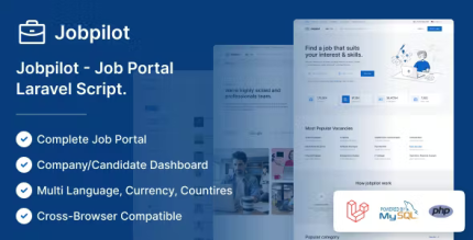 Jobpilot job portal laravel script codermarket.png