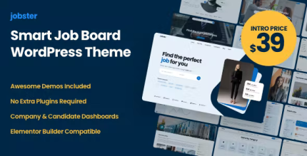 Jobster smart job board wordpress theme codermarket.png