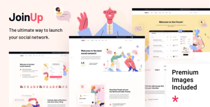 Join up buddypress community theme codermarket.png