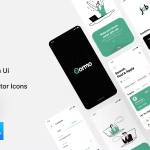 Jqb job finding flutter app ui kit codermarket.png