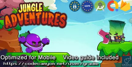 Jungle adventure admob gdpr android studio codermarket.png