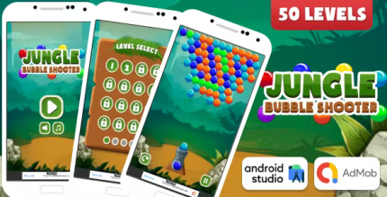 Jungle bubble shooter game android studio project with admob ads ready to.png