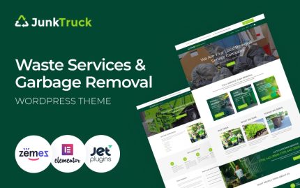 Junktruck waste services garbage removal wordpress theme.jpg