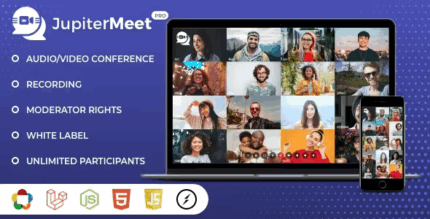 Jupitermeet pro white label video conference with chatgpt saas codermarket.png