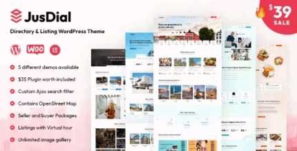 Jusdial directory and listing wordpress theme codermarket.png