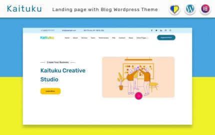 Kaituku startup landing page with blog wordpress theme.jpg