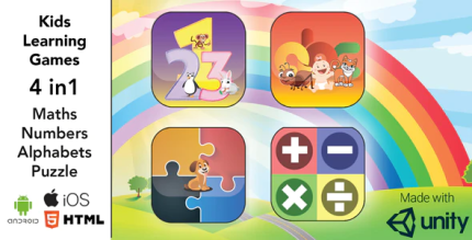 Kids learning template 4 in 1 unity3d android ios html codermarket.png