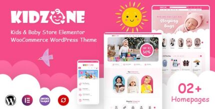 Kidzone kids baby store elementor woocommerce wordpress theme codermarket.jpg